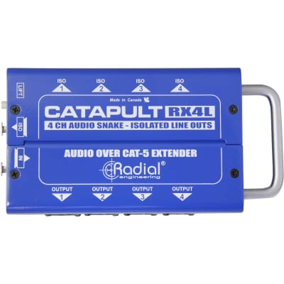 Radial Catapult RX4L 4-channel Cat 5 Audio Snake Module image 6