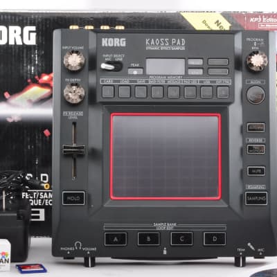 Korg KP3 Kaoss Pad w/SDcard Box Adapter Dynamic Effect Sampler 