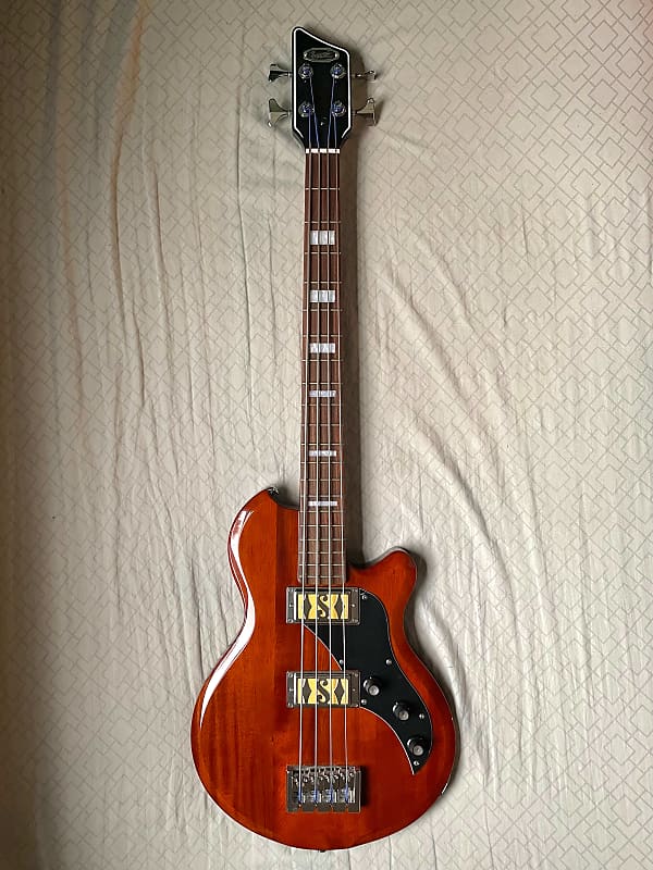 Supro Huntington ll Bass With Piezo Pickups 2019 Mahogany Reverb