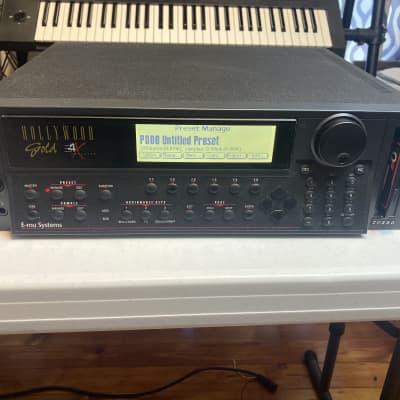 E-MU Emulator IV EIV x Hollywood Gold edition sampler, 2 Gig internal drive, 128 Mb RAM, EFX board image 1