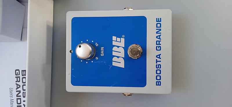 ＢＢＥ Boosta Grande 20db clean boost エフェクタ BBE Boosta Grande - 1ツマミのみのシンプルなクリーン