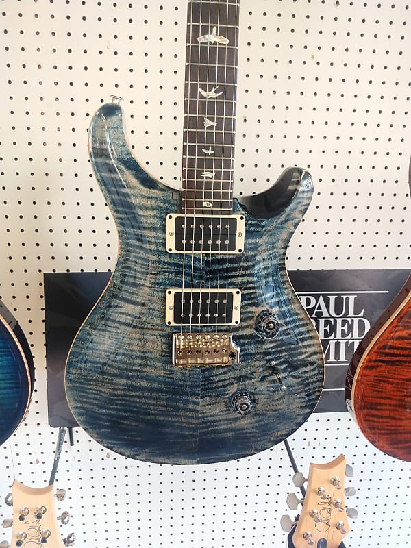 New PRS Paul Reed Smith Custom 24 Electric Guitar - Faded Whale Blue with PRS Hardshell Case image 1