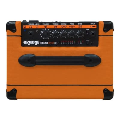 Orange Crush Bass 25 Bass Combo Amplifier (25 Watts, 1x8"), Orange image 4