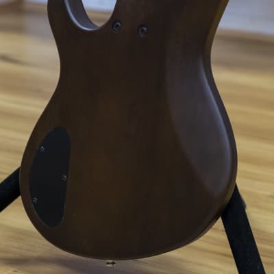 Cort Action Junior Short Scale Bass Guitar (Open Pore Walnut) image 8
