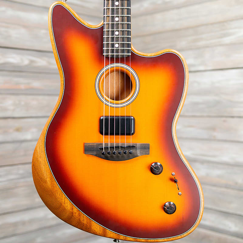 Fender USA Acoustasonic Jazzmaster - 2 Tone Sunburst (542A-6B)