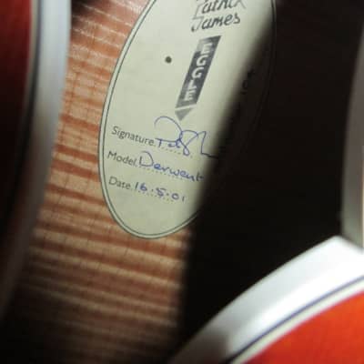 Patrick James Eggle Derwent Archtop Acoustic Guitar image 10