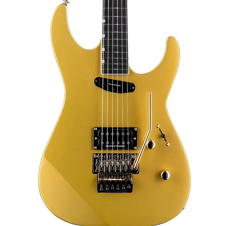 ESP LTD Mirage Deluxe 87 Electric Guitar, Metallic Gold image 1
