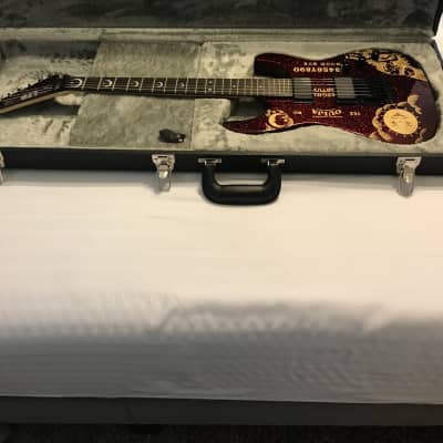 ESP LTD Limited Edition KH-Ouija Kirk Hammett Signature 2019 Red Sparkle image 2