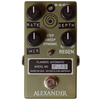 Reverb.com listing, price, conditions, and images for alexander-pedals-f-13-flanger