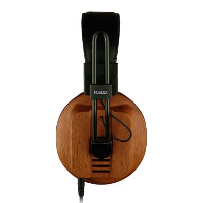 Fostex T60RP Regular Phase RP Stereo Headphones, African Mahogany Housing image 3