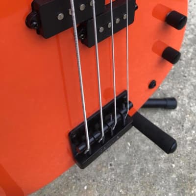 GAMMA Custom Bass Guitar PF21-02, Fretless Alpha Model, Navajo Orange image 5