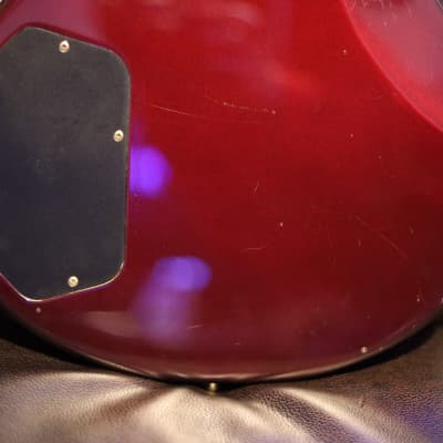 1984 - Fender Flame Ultra with Kahler Tremolo (Candy Red Burst) image 10