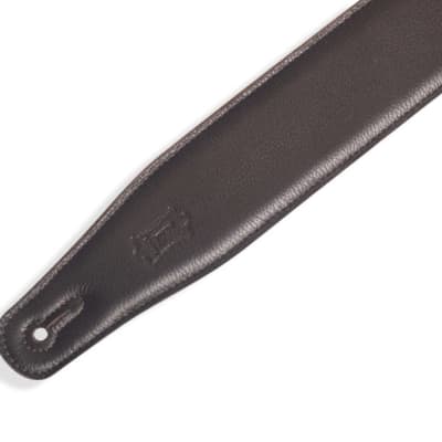 Levy's Leathers - MRHGS-DBR - 2 1/2 inch Wide Ergonomic RipChord™ Guitar Strap. image 3