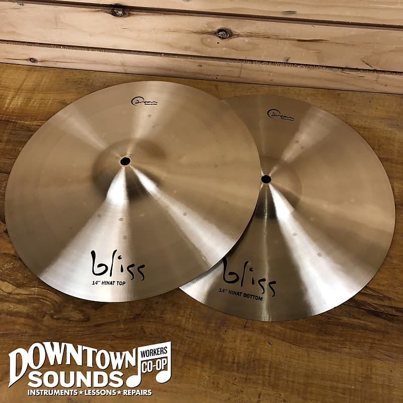 Dream Cymbals 14" Bliss Series HiHat Cymbals (Pair) Reverb