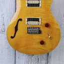 PRS SE Custom 22 Semi-Hollow Electric Guitar Santana Yellow with Gig Bag