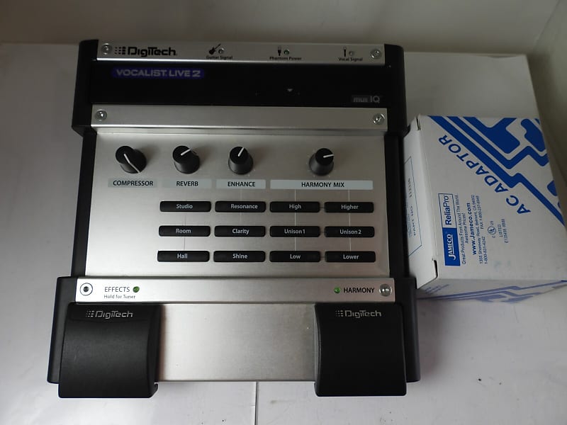 Digitech Vocalist Live 2 Vocal Effects Pedal Harmonizer | Reverb