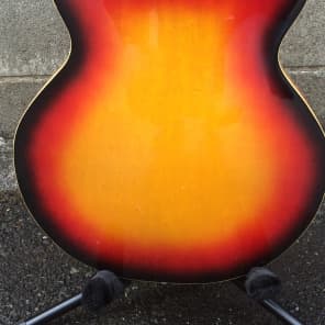 RARE Elk Galaxy 1970 Sunburst Gretsch MIJ Cheaper than Electromatic with bonus vintage mojo! image 8