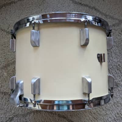 Vintage 14"x10" Revere (?) Marching Snare Drum - White image 3