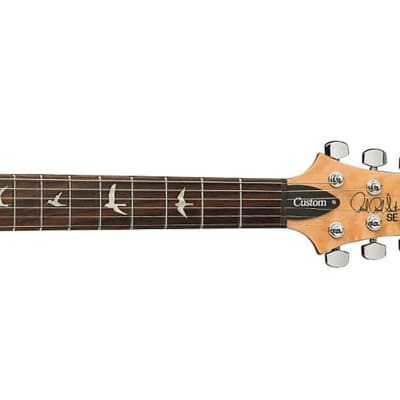 PRS SE Custom 22 Semi-Hollow Electric Guitar - Santana Yellow image 5