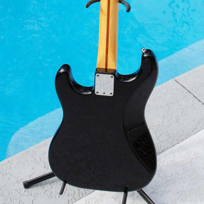 Fender Stratocaster 1984 Black Reverse Headstock Custom Shop Guitar from Migas Touch image 4
