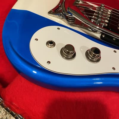 Mosrite “The Ventures" (1965) ~ ”Salesman Sample”~ Red White & Blue image 11