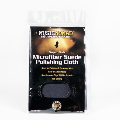 Music Nomad MN201 Super Soft Edgeless Microfiber Suede Polishing Cloth image 3
