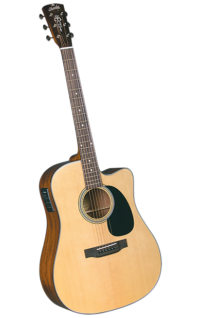 Blueridge BR-40CE Contemporary Series Dreadnought Cutaway with Electronics Natural image 1