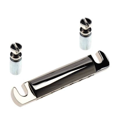 Gibson Stop Bar Tailpiece Nickel PTTP-015 image 1