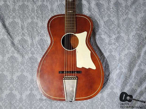 Silvertone parlor guitar top