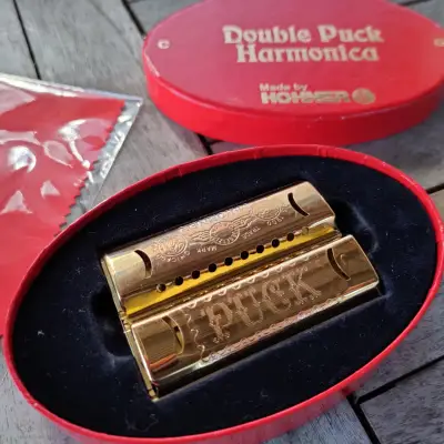 Hohner Double Puck Harmonica, Double-sided G/C, 10-hole