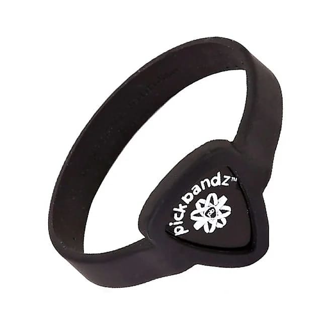 Pickbandz Wristband Guitar Pick Holder Youth Epic Black Reverb