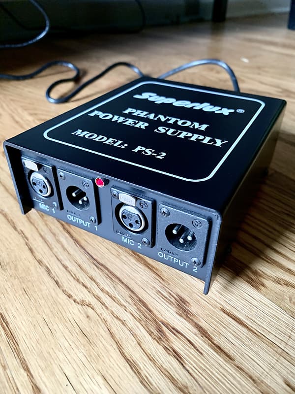 Superlux Superlux PS2A Condenser Mic Power Supply, Dual Reverb