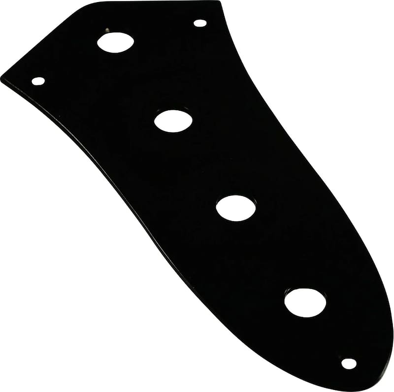 WD Control Plate for Fender Jazz Bass Black Reverb