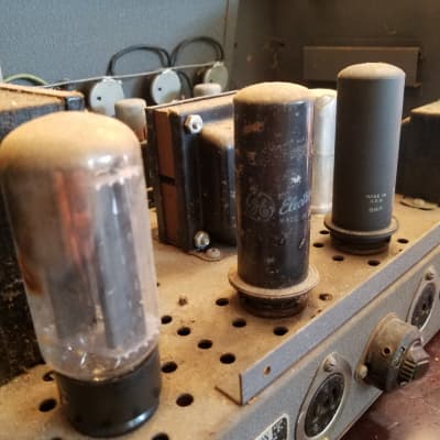 Thordarson T-31W25AX 25 Watt Tube PA Amp 6L6 T31W25AX 1950 - Black wrinkled paint image 12