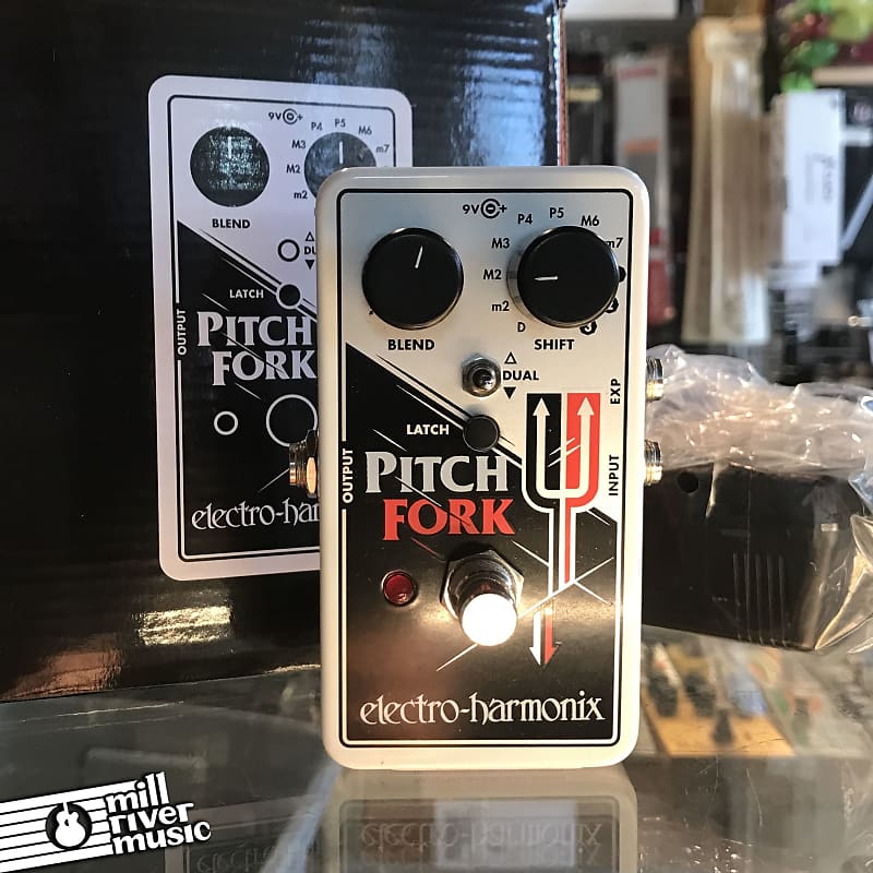 Electro-Harmonix Pitch Fork Polyphonic Pitch Shifter / Harmony Pedal w/Box & PSU USed