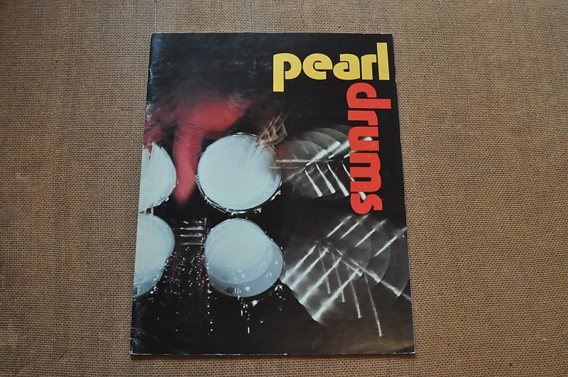 Pearl Drums catalog booklet brochure. ca 1973 Reverb