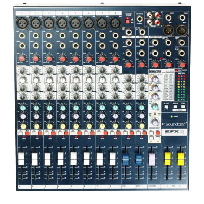Soundcraft EFX8 8 Channel Analog Audio Mixer w/ Lexicon Effects image 1
