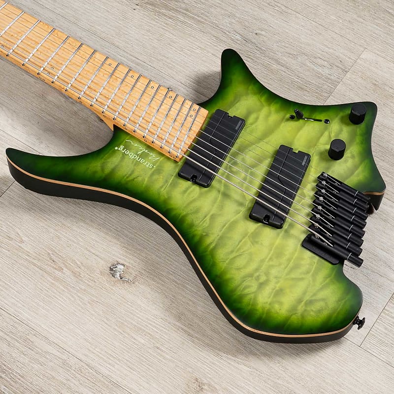 Strandberg Boden Original NX 8 Headless Multi-Scale 8-String Guitar, Earth Green image 1