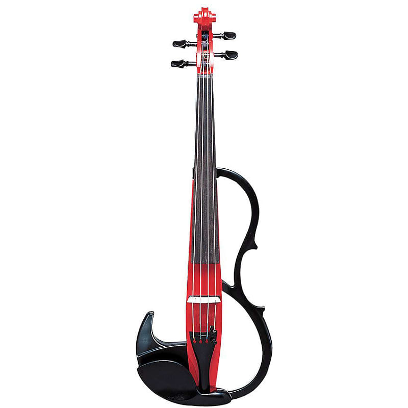Yamaha SV200KRED Silent Violin in Cardinal Red Instrument Only image 1