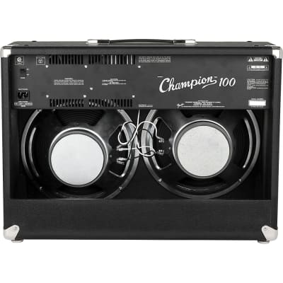 Fender Champion 100 Guitar Combo Amp Regular Black image 2