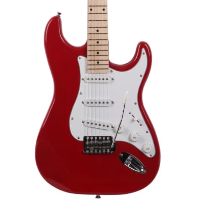 Glarry GST Maple Fingerboard Electric Guitar - Red image 9