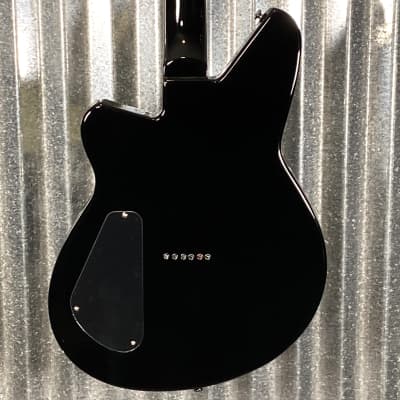 Reverend Guitars Airwave 12 String Semi Hollow Electric Midnight Black Guitar #9844 image 9