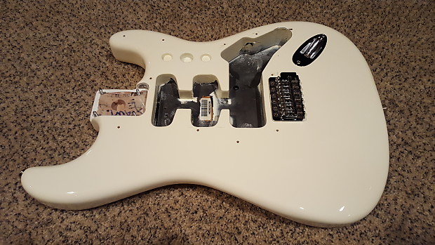 White strat body on sale