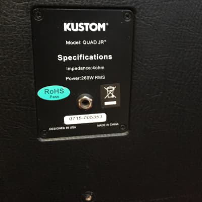 Kustom Kustom Quad Jr - 4 X 10 Guitar Cab image 2
