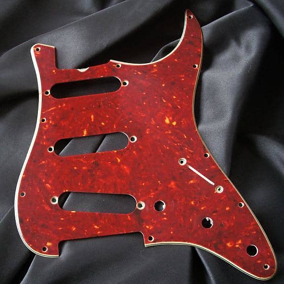 Real Celluloid 62 SC Pickguard Tortoise New Montreux Retrovibe fits to  Strat ®
