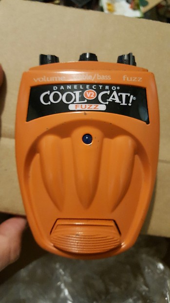 Danelectro  Cool Cat Fuzz Pedal V2 Frantone Peach Fuzz Clone image 1