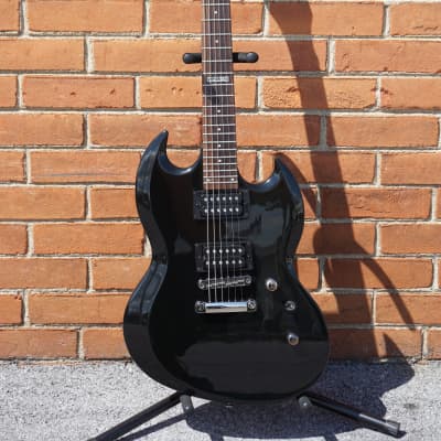 ESP Viper-10 Basswood Black Electric Guitar image 1