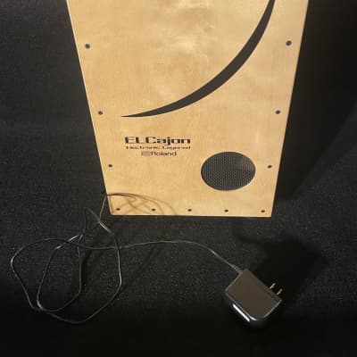 Roland EC-10 ELCajon Electronic Layered Cajon 2010s - Natural/Black image 1