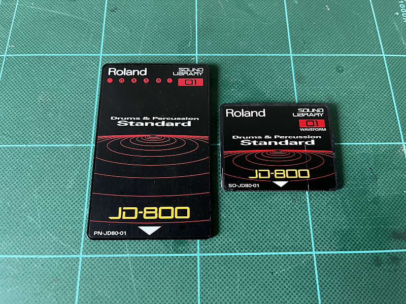 Roland SL-JD80-01 Drums & Percussion STANDARD ROM cards | Reverb