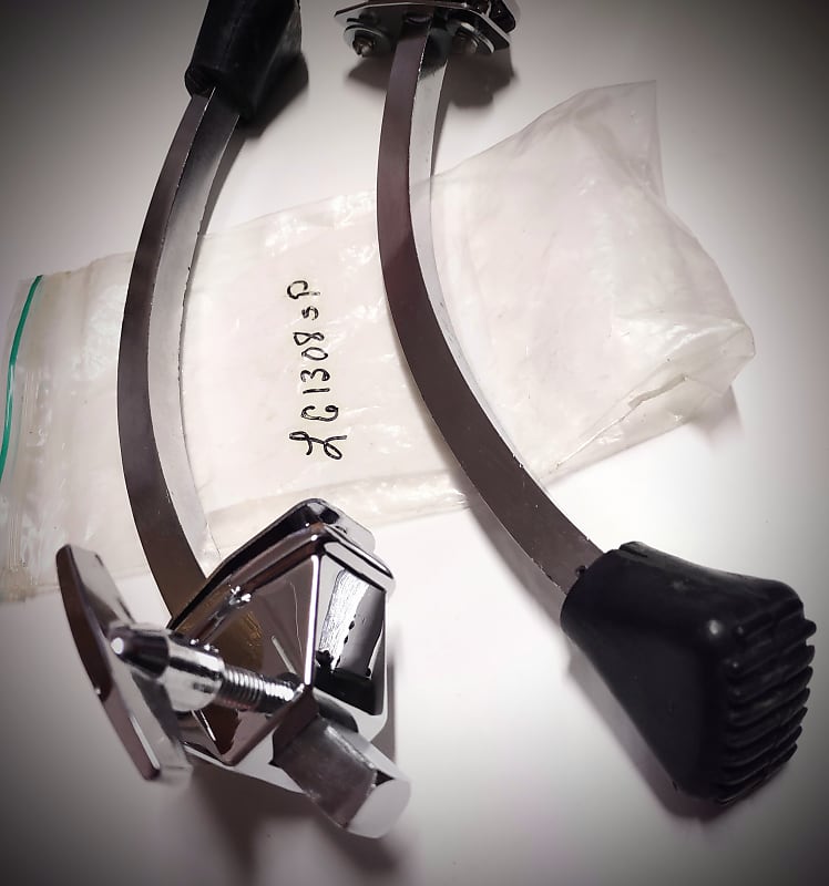 Ludwig Classic Bass Drum Spurs / Legs Vintage 80s NOS! Reverb